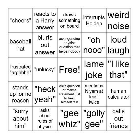 Lingo (Lawson Bingo) Bingo Card