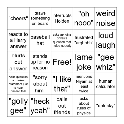 Lingo (Lawson Bingo) Bingo Card