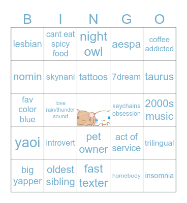 leo bingo Card