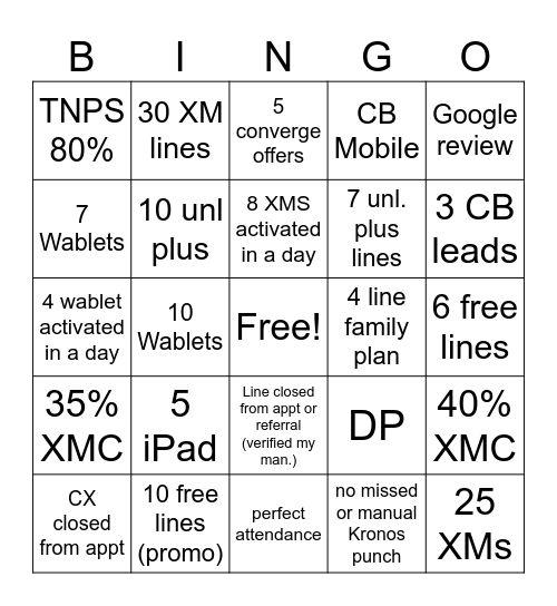 1st person to get BINGO $70 Bingo Card