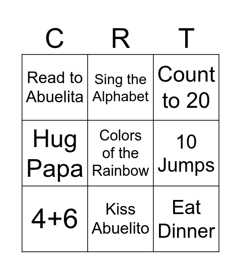 CHARLIE BINGO Card