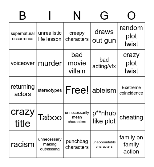 Tomorrow's Teachings Bingo Card