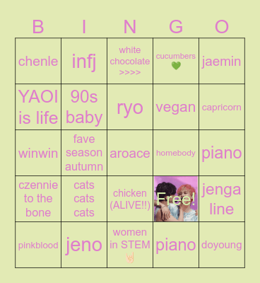 clementine bingo 🍊 Bingo Card