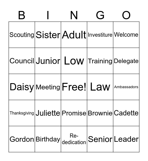 Happy Birthday! Bingo Card