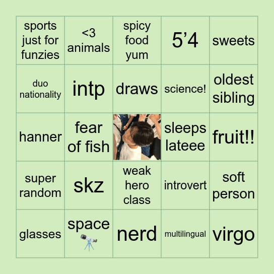 faia bingo Card