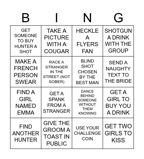 BachBingo Card