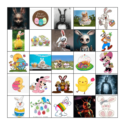 EASTER BINGO Card