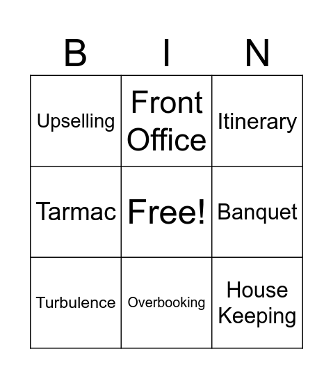 GOH 1 Bingo Card