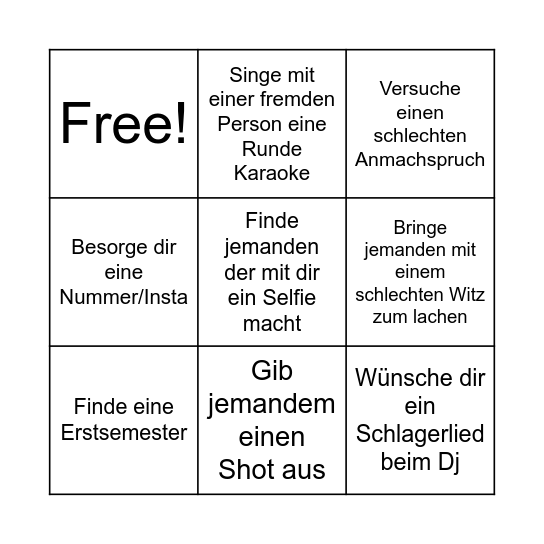 Grambow Bingo Card