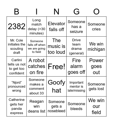 States Bingo Card