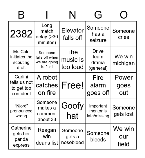 States Bingo Card