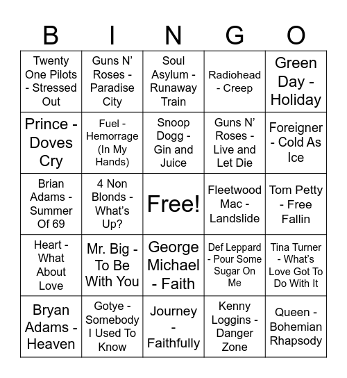 Ace Supply Bingo Card