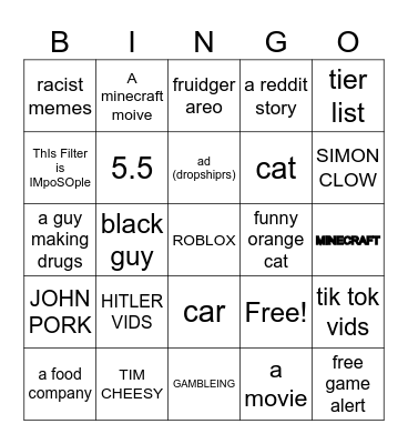 ojisdhaiopsfdhpasidhasiodh Bingo Card