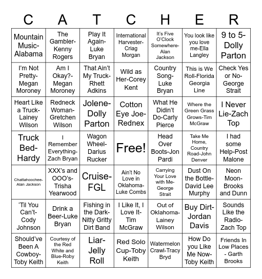 Brainard Softball Game #3 Bingo Card