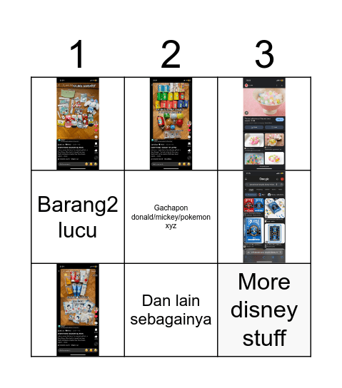 Senel Scavenger Hunt Bingo Card