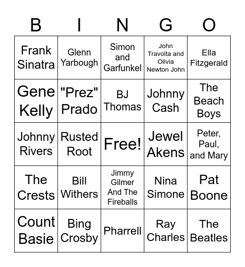 Sounds of Spring! Bingo Card