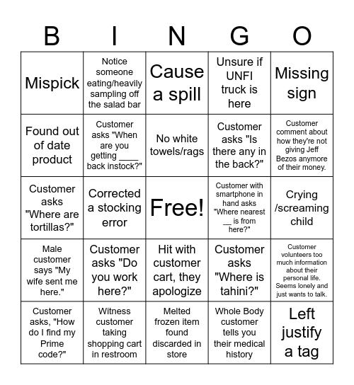 TM BINGO Card