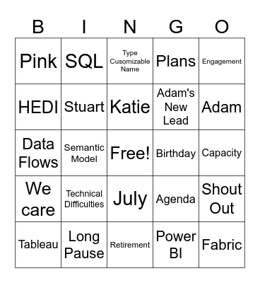 April ERM Huddle Bingo Card