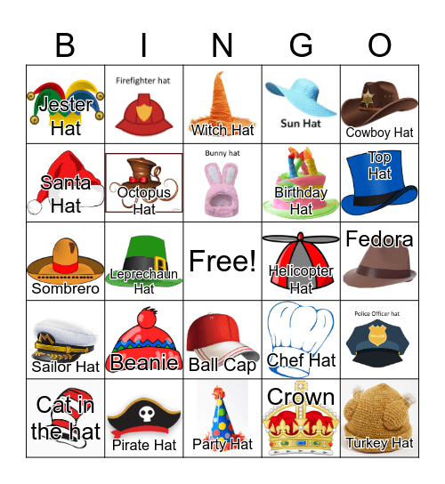 HAT Bingo Card