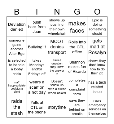Office Bingo #3 Bingo Card