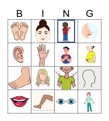 Newcomers Lesson 7 Bingo Card