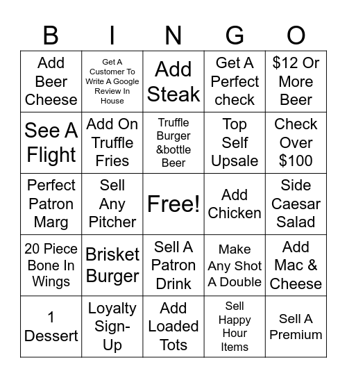 Scratch Off Bingo Card