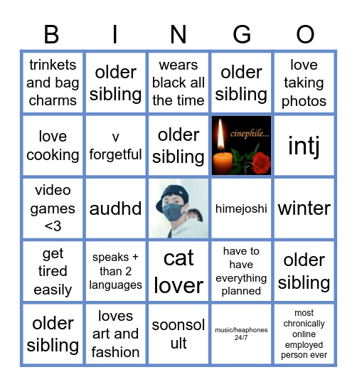 CORAL’S BINGO Card
