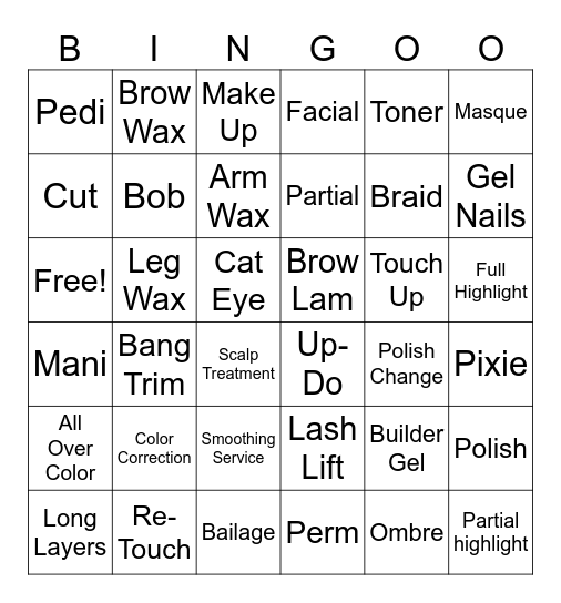 Designs School Bingo Card