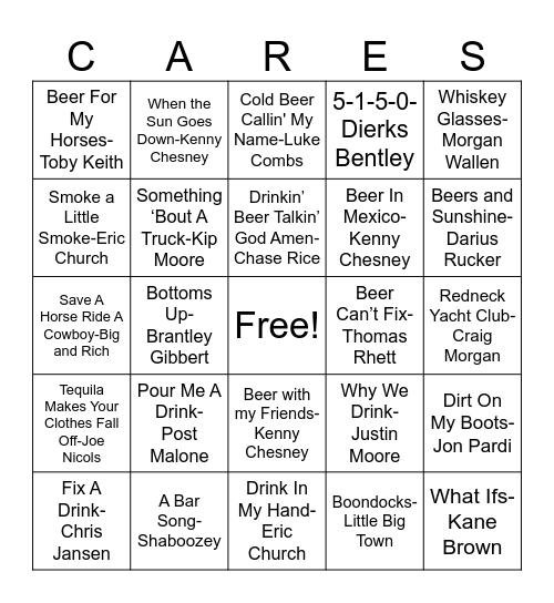 Genesis House Game #3 Bingo Card
