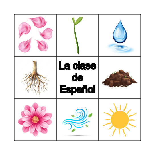 LAS PLANTAS Bingo Card