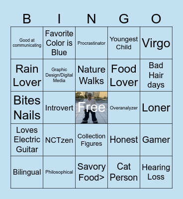 Nico Bingo Card