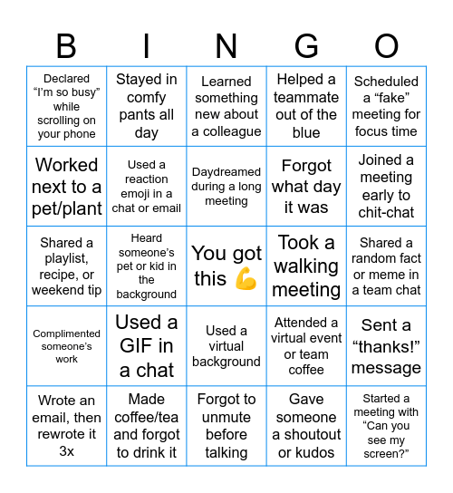 Spring Into Bingo Card