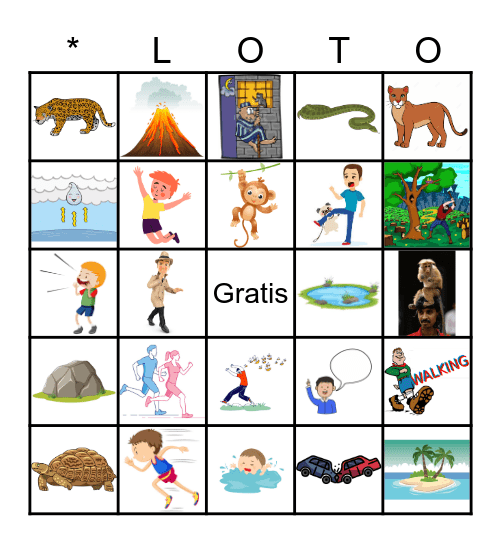Capibara Con Botas (1-9) Bingo Card