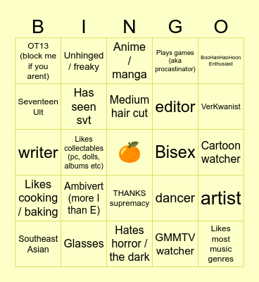 Im lazy bingo Card