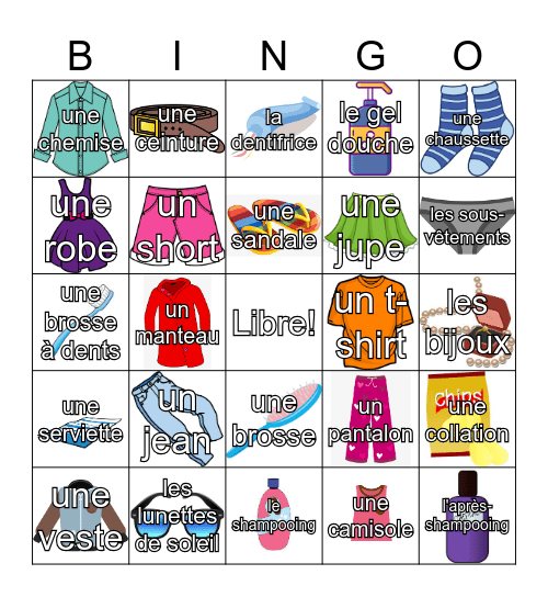La valise Bingo Card