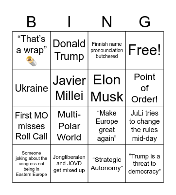 LYMEC Spring Bingo Card