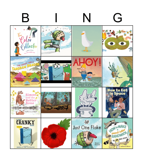 Red Poppy Bingo Card