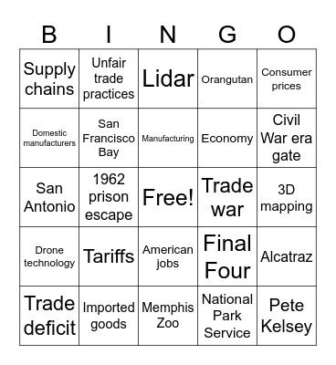CNN 10 4/4/25 Bingo Card