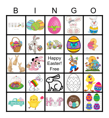 Easter Bingo Card