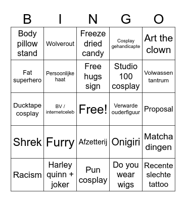 Facts 2025 Bingo Card