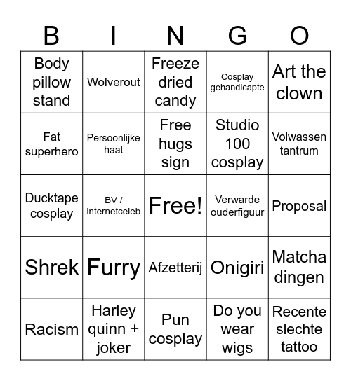 Facts 2025 Bingo Card