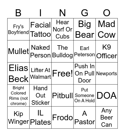 BC BINGO 3 Bingo Card