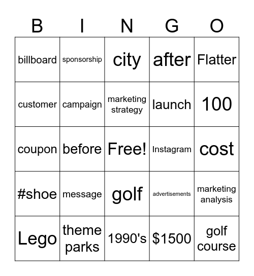 Business 4.2.1 Bingo Card