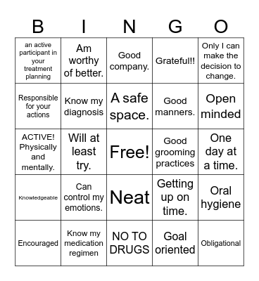 Bee Eye In Gee Ohh Bingo Card