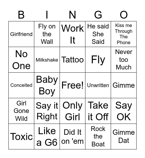 Nostalgia Queens Bingo Card