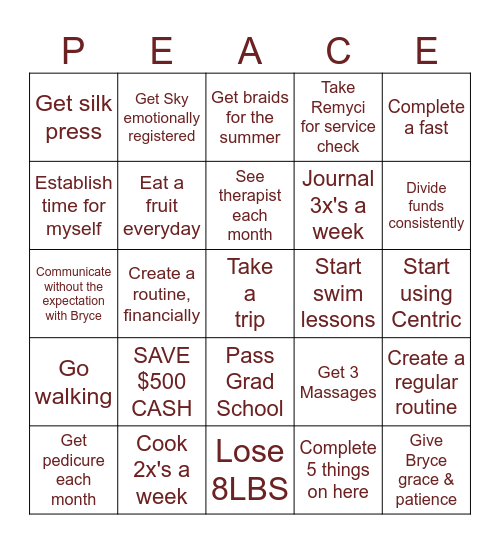 Jaelyn Q2 Bingo Card