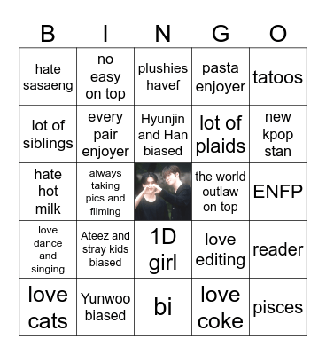 Chi’ bingo Card