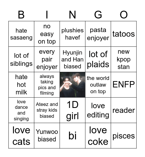 Chi’ bingo Card
