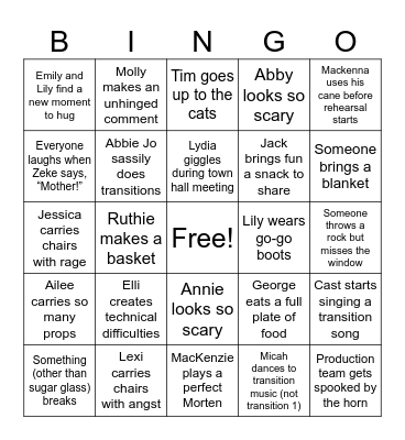 Enemy of the People Q2Q Bingo Card