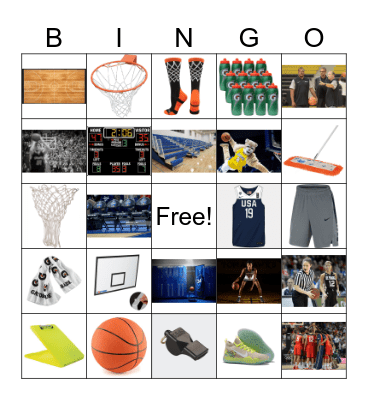 Basketball Bingo Card